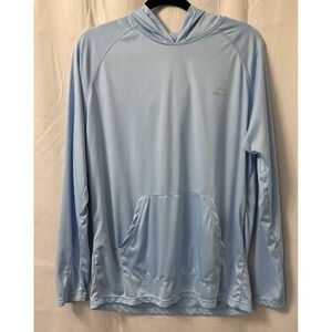 Willit Pullover hoodie long sleeve polyester Size Small Light Blue